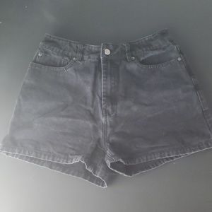 High waisted Jean shorts